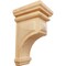 Ekena Millwork 4"W x 4 3/4"D x 8"H Small Woodruff Wood Corbel, Red Oak CORW04X04X08WFRO - alternate 1